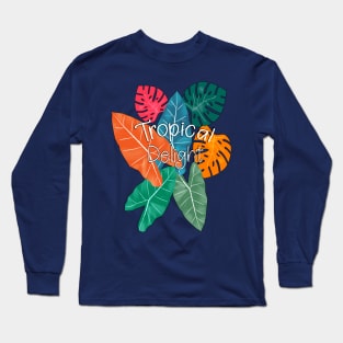 Colorful Tropical Long Sleeve T-Shirt